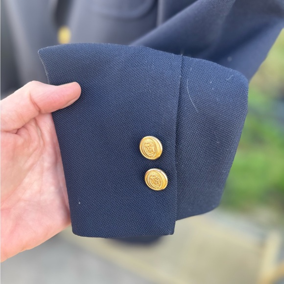 Brooks Brothers Dark Blue Blazer with Gold Buttons - Picture 5 of 8